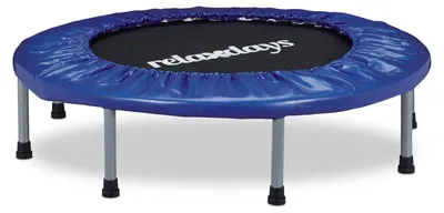 Immagine prodotto di Trampolino fitness pieghevole - Blu e nero - 95 x 95 cm - 100 kg