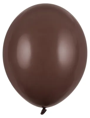 Produktbild von 10 Stk. Luftballon Ø30cm "Uni Pastel" | Kakao