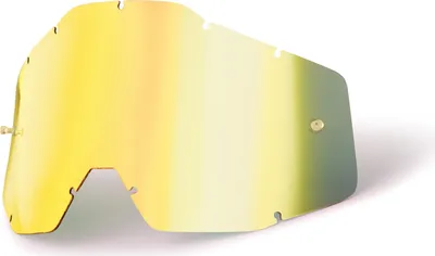 Produktbild von 100% Ersatzglas Racecraft Accuri Lense Mirror, gold