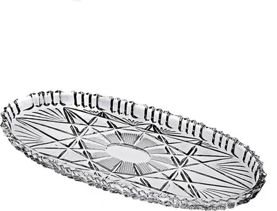 Produktbild von Tablett aus Bleikristall (22cm)