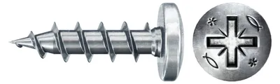 Zdjęcie produktu dla fischer PowerFast II 3.5x16 Pan Head blvz z pełnym gwintem PZ 200 sztuk, 670104