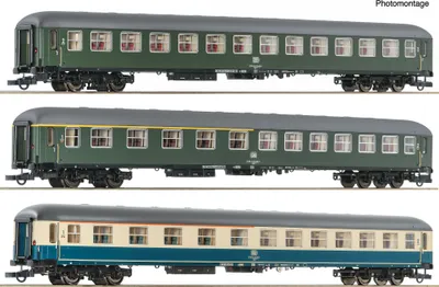 Image de Roco 6200053 Coffret de 3 voitures 3 : D 377 "Hispania-Express", DB