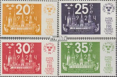 Produktbild von Briefmarken Schweden 1974 Mi 866-869 (kompl.Ausg.) postfrisch Stockholmia 74 (III)