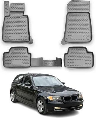 Image de 2004-2013 BMW Série 1 E87 Tapis de sol TPE Gris 4 pièces