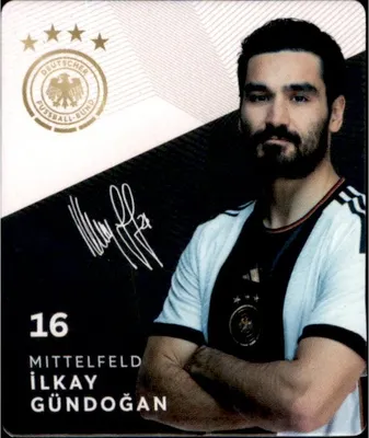 Zdjęcie produktu dla Karte 16 - Ilkay Gündogan - WM 2022 REWE
