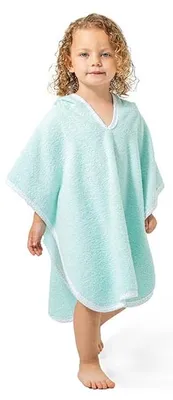 Produktbild von Ankibaby Baby Badeponcho mit niedlichem Katzenmotiv – Kapuzenhandtuch aus 100% B
