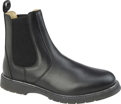 Obrázok produktu pre Grafters - Pánske členkové topánky, kožené DF2258 (47 EU) (Black)