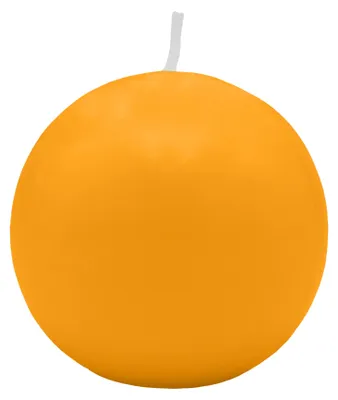Produktbild von Kugelkerzen Mais Gelb/Orange Ø 40 mm, 12 Stück