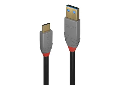 Zdjęcie produktu dla Lindy 36911, 1 m, USB C, USB A, 10 Gbit/s, Czarny, Szary