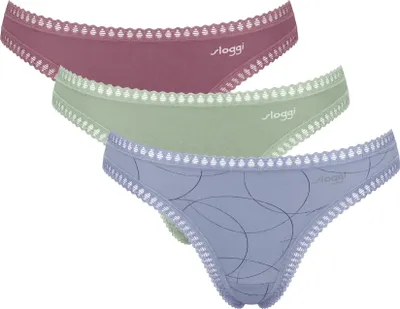 Produktbild von sloggi Slip GO Crush String Unterwäsche im Dreierpack