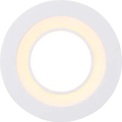 Produktbild von Nordlux Clyde 8, Rund, Decke/Wand, Oberflächenmontiert, Weiß, Kunststoff, IP20