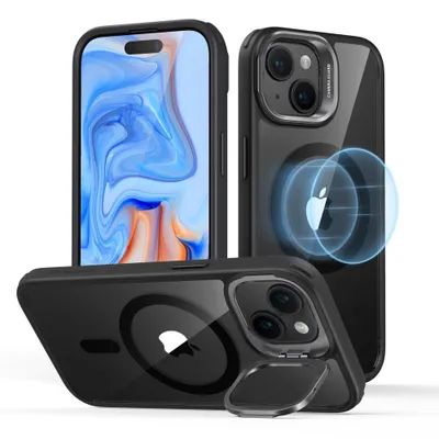 Produktbild von Esr Classic Kickstand Halolock Magsafe Iphone 15 Plus Klar/Schwarz