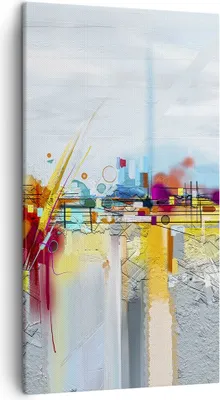 Produktbild von Bild auf Leinwand - Leinwandbild - Abstraktion modern - 45x80cm - Wand Bild - Wanddeko - Wandbilder - Leinwanddruck - Bilder - Kunstdruck - Wanddekoration - Leinwand bilder - Wandkunst - PA45x80-4028