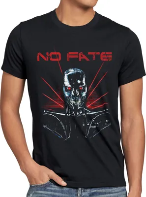 Produktbild von BaumwolleCloud No Fate Herren T-Shirt terminator skynet