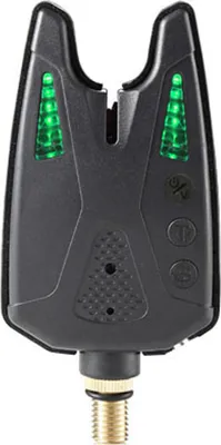 Produktbild von LIXADA Angelalarm, elektronischer Fischbissanzeiger, LED-Angelalarm, ABS, Fischbissanzeiger, grünes Licht