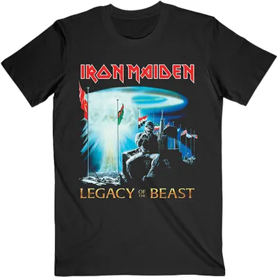 Produktbild von Iron Maiden - "Two Minutes To Midnight" T-Shirt für Herren/Damen Uni RO2041 (L) (Schwarz)