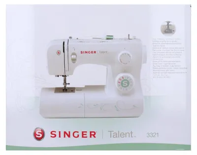 Produktbild von Singer TALENT 3321 Halbautomatische Nähmaschine 85 Watt 1100 U/min 21 Nähprogramme
