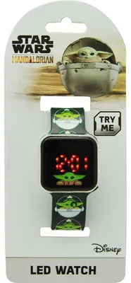 Produktbild von Star Wars The Mandalorian - LED digitale Armbanduhr