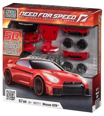 Produktbild von MEGA BLOKS - NEED FOR SPEED Build & Customize - Nissan GT-R (67 Teile)