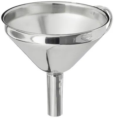 Trichter 18/10, 10 cm, Edelstahl, mit Griff