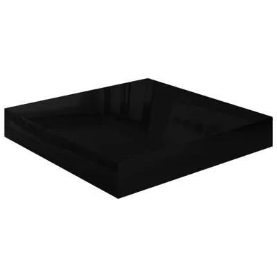 Immagine prodotto di Scaffale a Parete Nero Lucido 23x23,5x3,8 cm in MDF