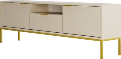 Zdjęcie produktu dla Szafka RTV AUSTIN 175 kaszmir/złota