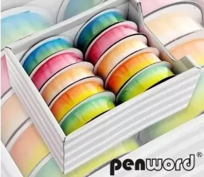 Immagine prodotto di Nastro decorativo arcobaleno 25mmx2m (10pz)