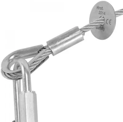 Produktbild von Sicherungsseil 100 cm x 6 mm bis 36 kg