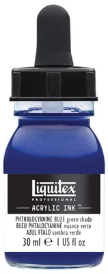 Obrázok produktu pre Liquitex Ink Ftalocyanínová modrá 30 ml Akrylová farba na airbrush 4260316