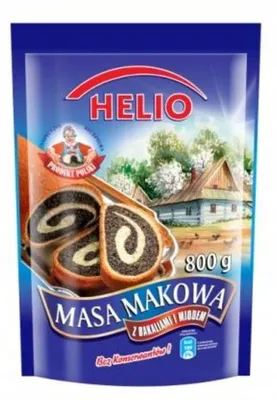 Zdjęcie produktu dla Masa makowa Helio 850 g bez konserwantów DOYPACK
