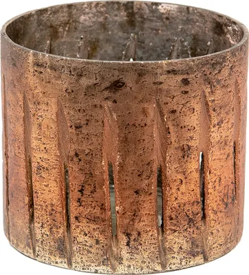 Produktbild von Clayre & Eef Teelichthalter Ø 13x11 cm Kupferfarbig Glas
