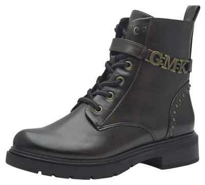 Image de Bottines pour femmes de la marque MARCO TOZZI, conçues par Guido Maria Kretschmer, à lacets, en matière synthétique