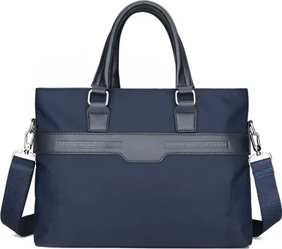 Produktbild von Business Laptop Tasche 14 Zoll, Handtasche Aktentasche, wasserabweisend, große Kapazität, Oxford Stoff