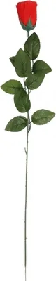 Produktbild von Falsche Pflanzen rot Rosa Rose kunstliche Blumen 60 cm Dekoration