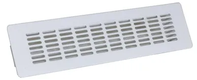 Produktbild von Gitter für Luftanschlusskasten Langloch Weiß Wand Decke 305 mm x 57 mm