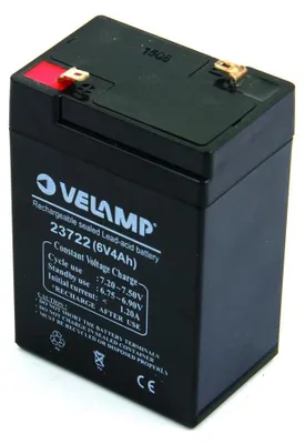Produktbild von VELAMP 23722 Bleiakkumulator 6V 4Ah