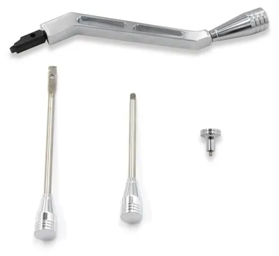 Image de Levier de changement de vitesse en aluminium pour colonne de direction, clignotants, feux de détresse, et remplacement des joints d'étanchéité, compatible avec les modèles GM des marques Chevrolet, Buick, Oldsmobile, Pontiac et Cadillac, de 1967 à 1994