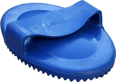 Produktbild von Euroriding Gummistriegel, Farbe:schwarz, Größe Pferd Euroriding:L
