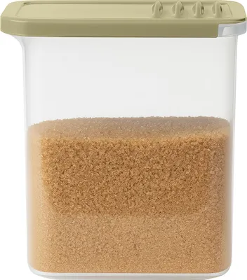 Zdjęcie produktu dla Pojemniki Na Żywność Produkty Sypkie 2,5 L Dozownik Plastikowy Na Makaron Mąkę Cukier Płatki