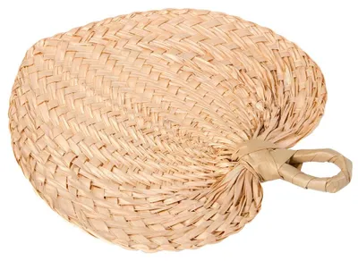 Palmenblattgeflecht, braun, 5 Stück, 29x30 cm