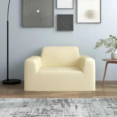 Produktbild von "2026 Promotion" Stretch-Sofahusse Creme Polyester-Jersey - Hussen CC18561