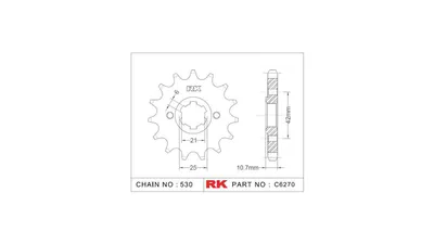 Immagine prodotto di Pignone RK 530 16T Standard