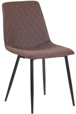 Produktbild von CLP Stuhl Telde Stoff mit Metallgestell braun