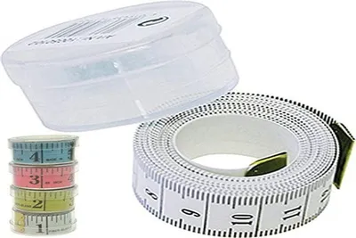 Schneidermaßband 1,5 m, Glasfaser-Kunststoff, schwarz/weiß