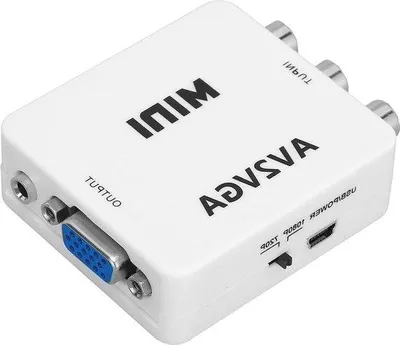 Image de Adaptateur VGA HD 1080p - Mini-convertisseur vidéo pour ordinateur
