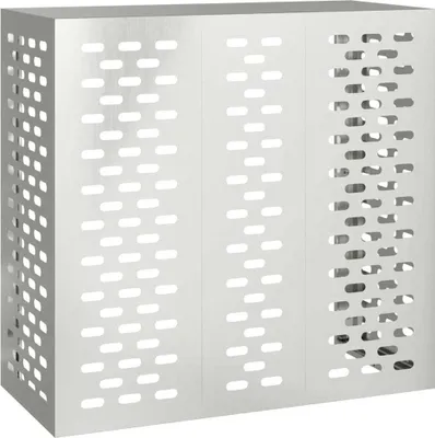 Obrázek produktu pro vidaXL Kryt klimatizace Stříbrný 110 x 50 x 105 cm Pozinkovaná ocel