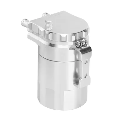 Produktbild von Aluminiowy zbiornik oleju silnikowego Zbiornik odpowietrzający Akcesoria do modyfikacji samochodów (srebrny)
