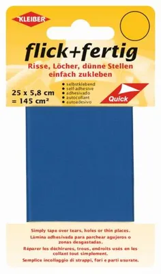 Produktbild von KLEIBER Reparatur-Set Flick + Fertig kornblau selbstklebend