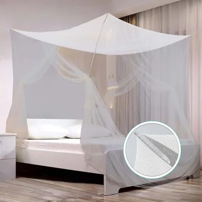 Immagine prodotto di Zanzariera pieghevole per letto - Zanzariere universali per interni ed esterni (200 x 180 x 165 cm)