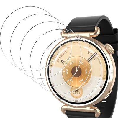 Obrázek produktu pro 5 kusů ochranných fólií na displej pro hodinky Watch GT6/5/4, 41 mm, tvrzené sklo 9H
